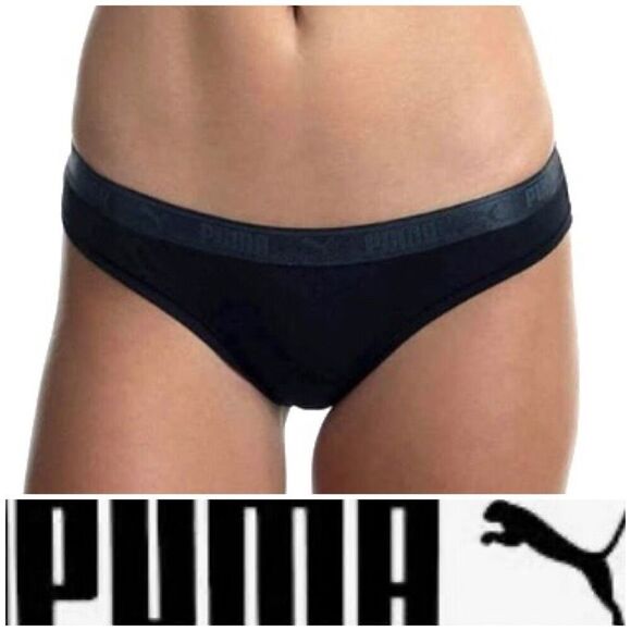 PUMA - NWT - L Sz Lg 4-Pack Performance Bikini/Blue, Grey, Pink & Black/Unopened - Picture 1 of 11